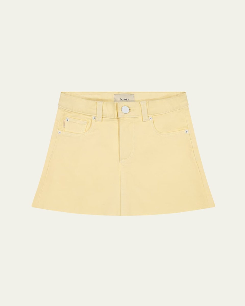 Girl's Jenny Denim Mini Skirt, Size 7-16